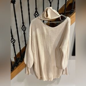 New Fashion Nova Off the Shoulder Turtleneck Sweater